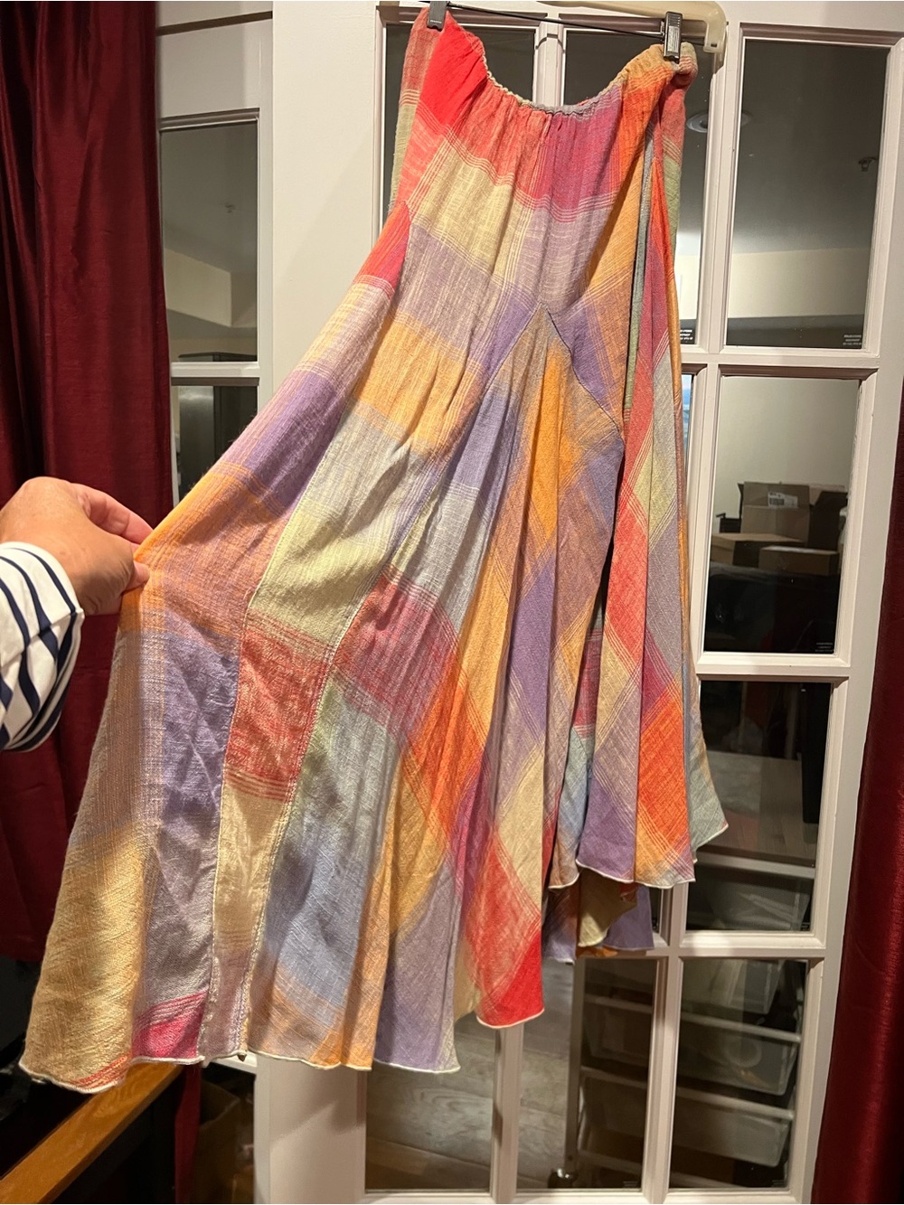 Free People Multicolor Patchwork Flow Maxi Dress - Picture 3 of 6